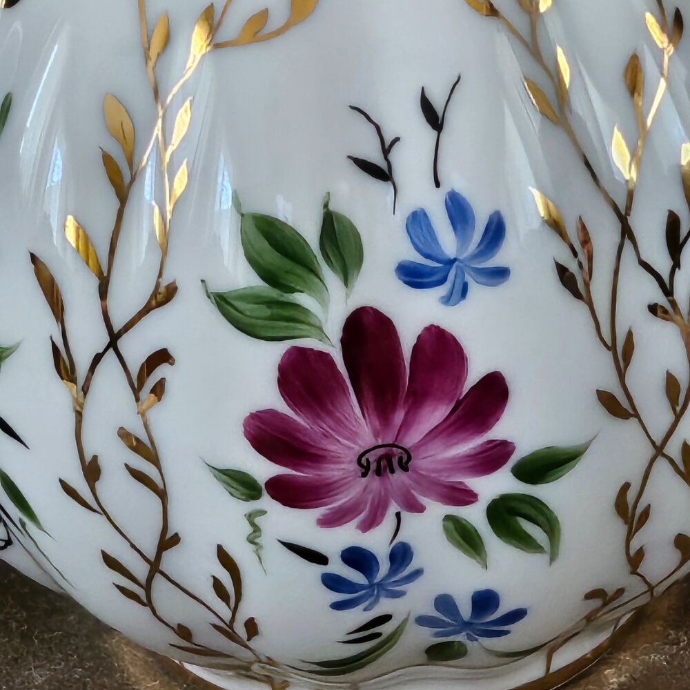 Imperial Lomonosov Porcelain Teapot with Hand Painted Flowers and Gold L… - Picture 4 of 11